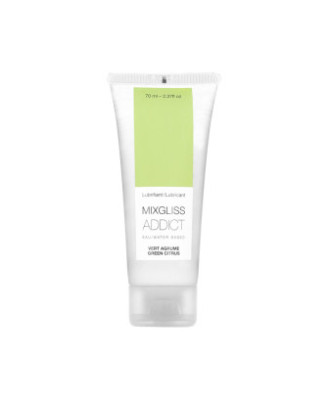 Lubrifiant Mixgliss eau Addict Vert agrume 70 ML 